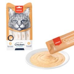 Wanpy Tavuklu ve Yengeçli Krema Kedi Ödül Maması 14gr (5'li)
