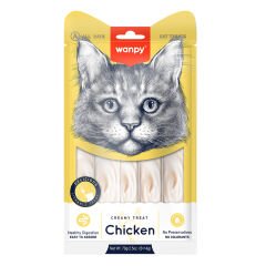 Wanpy Tavuklu Sindirim Sistemi Destekleyici Krema Kedi Ödül Maması 14gr (5'li)