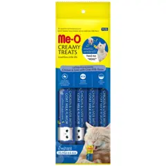 Meo Creamy Tavuk ve Ciğerli Keçi Sütlü Kedi Ödül Maması 4x15 gr