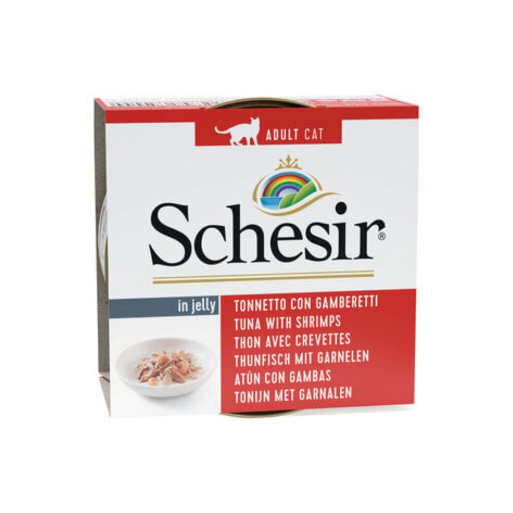 Schesir Ton Balıklı ve Karidesli Kedi Konservesi 85gr