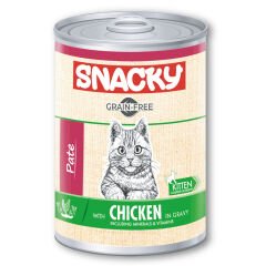 Snacky  Pate Tavuklu Yavru Kedi Konservesi 400gr