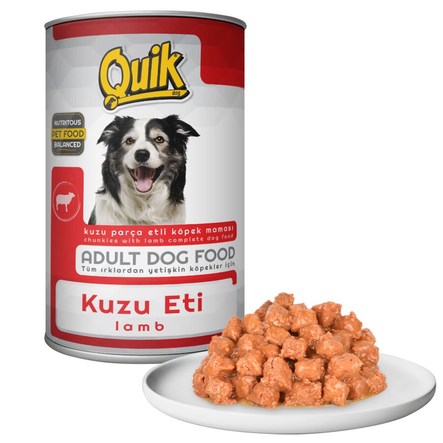 Quik Kuzu Etli Köpek Konservesi 400gr